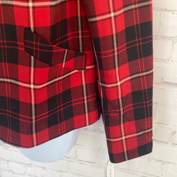 Pendleton virgin wool plaid red zip jacket - Picture 5 of 13